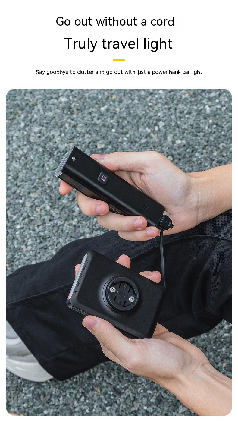 Bicycle Light Power Bank With Cable