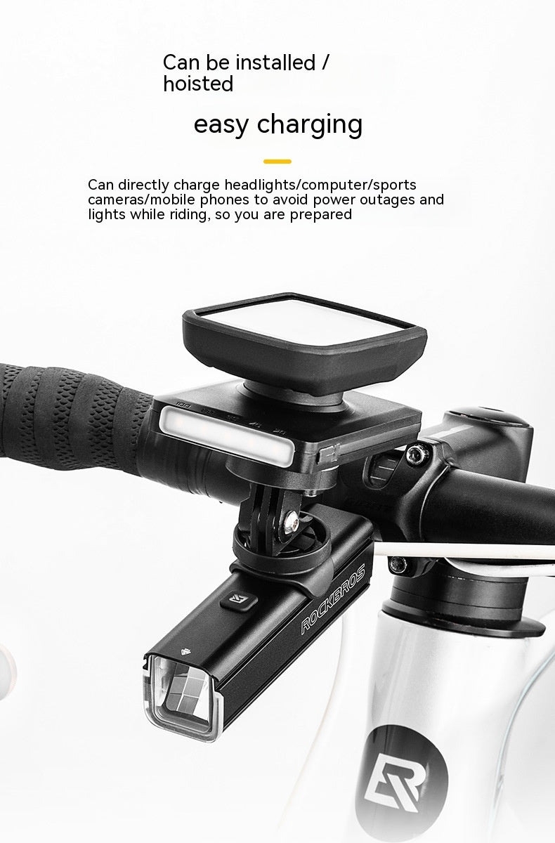 Bicycle Light Power Bank With Cable